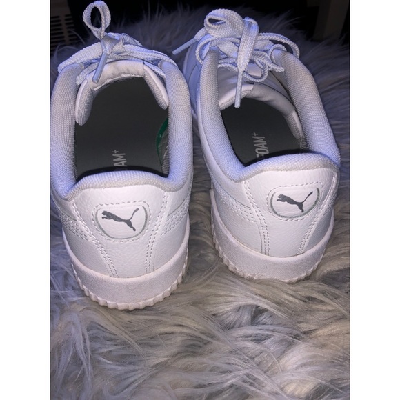 PUMA WHITE SOFT FOAM SNEAKERS - Picture 6 of 9